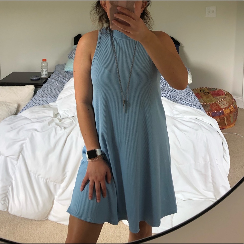Pastel blue dress